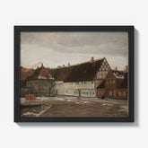 Winter Evening in Ribe, Jutland by Johan Rohde - thumbnail_1_bf_676749cdb7c995d950164129